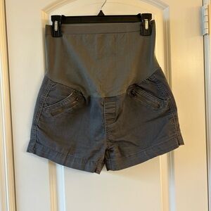 Women's Tala gray maternity shorts